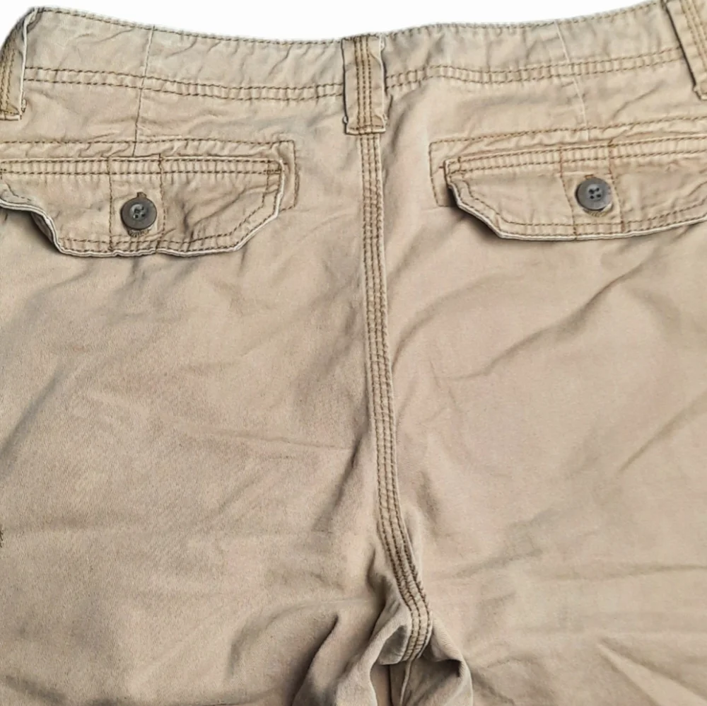 Lee Dungarees Cotton Khaki Cargo Shorts SZ 30